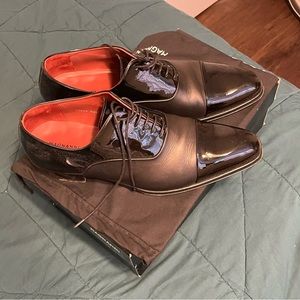 Magnanni 2-tone patent leather Oxford ( 12 )